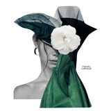Collage print, Emerald Camouflage