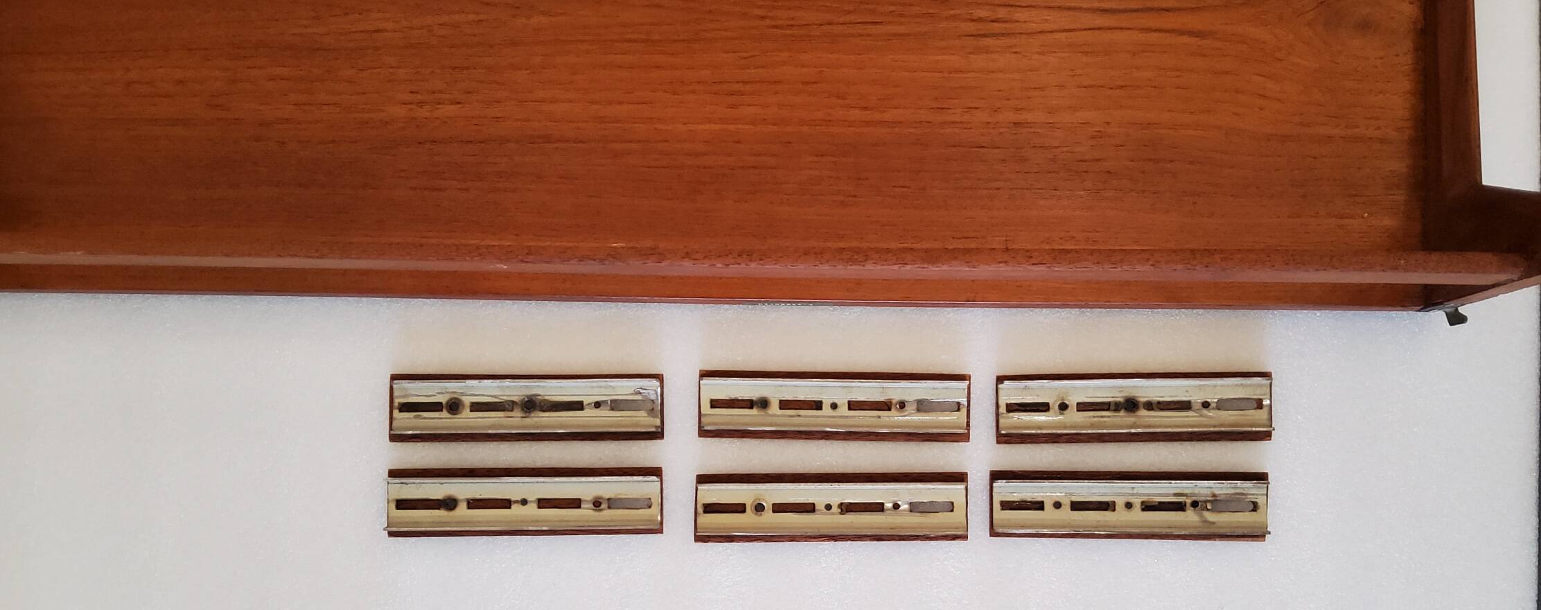 Floating wall shelves by Kai Kristiansen, Denmark, 1960s