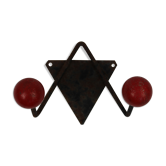 Two-ball patère