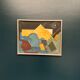 Swedish Oil on Canvas – “Abstract Composition” – Dated 1966 – Vintage