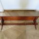Wall shelf - coat rack - 7 hooks - oak stain - country style - cloakroom
