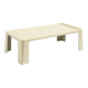 Amanta rectangular coffee table by Mario Bellini for C&B Italia in white