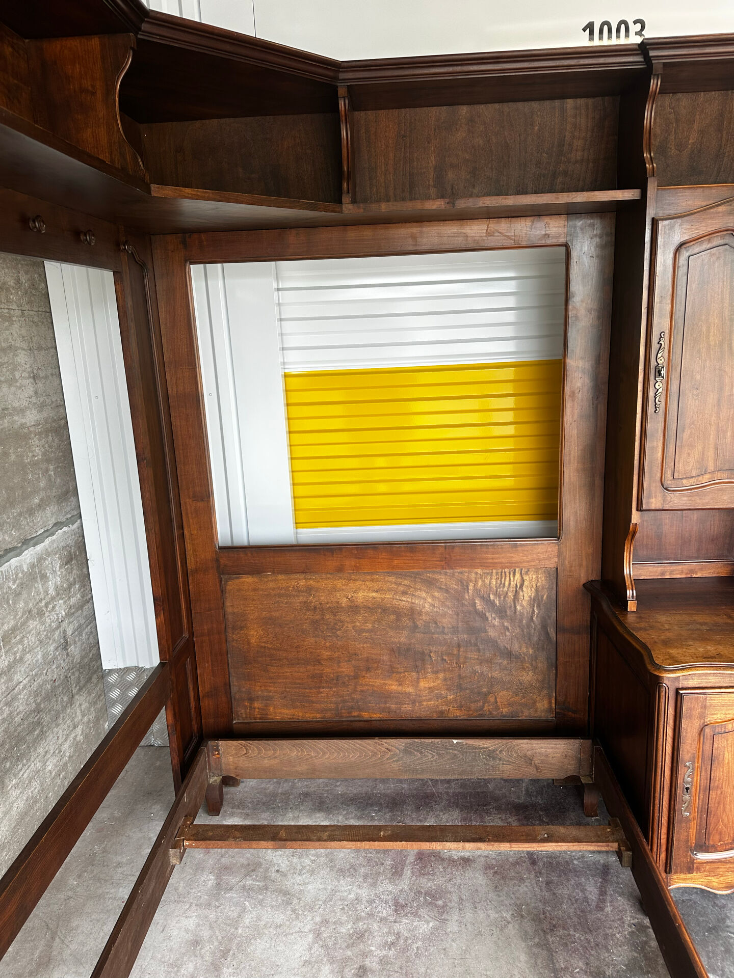 Solid wood bookshelf - French work from the 1950s