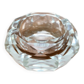 Vintage Crystal Glass Ashtray, 1970s