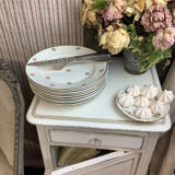 Vintage flat plates made in France Digoin