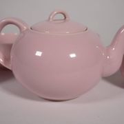 Mid-Century Vintage Tea Set Pastel Pink Porcelain Teapot & Cups, 1960s