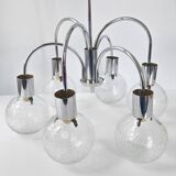 Vintage 1970s 6-ball chandelier
