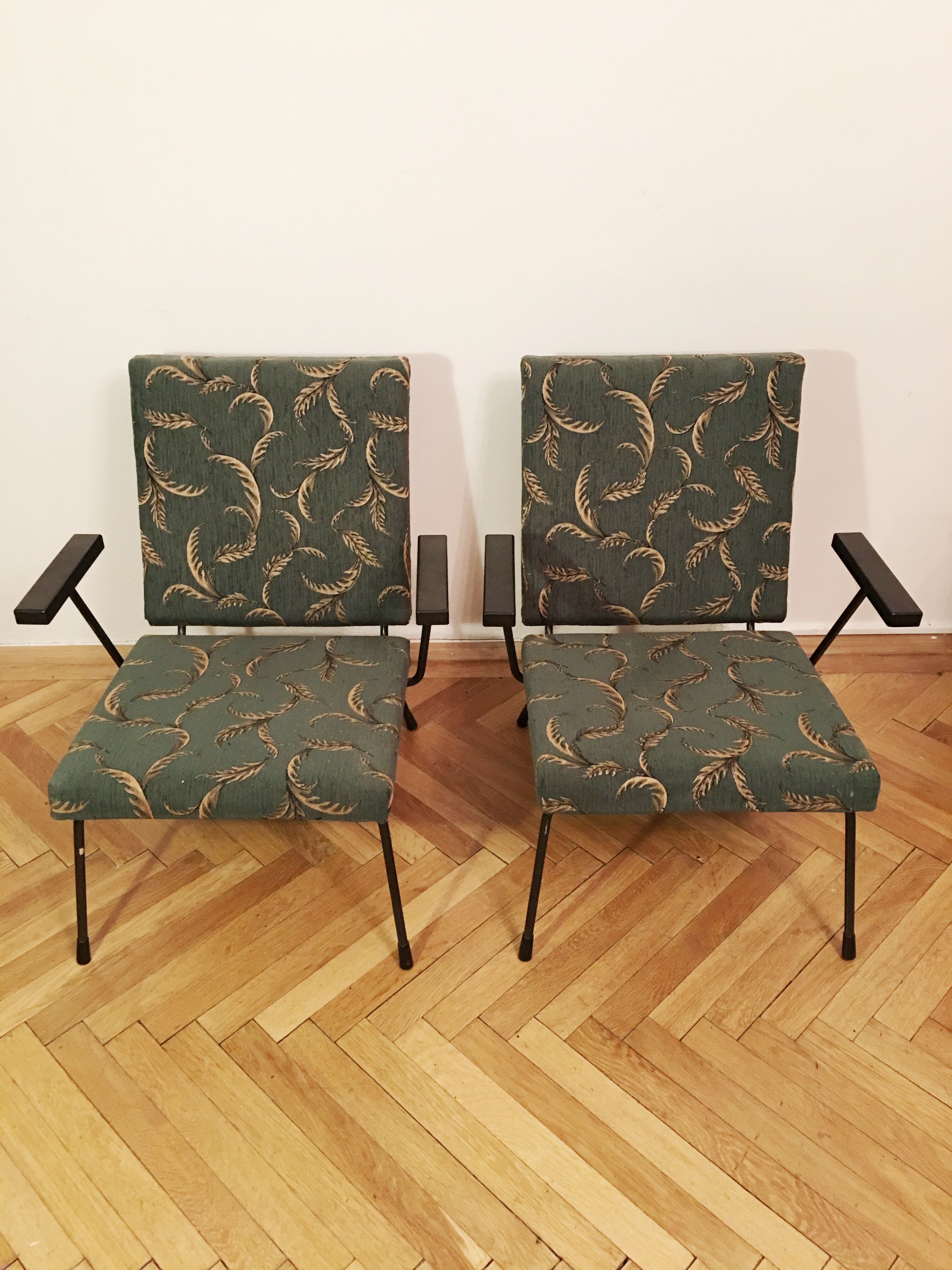 415 /1401 armchairs by Wim Rietveld for Gispen, 1950