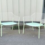 Pair of Lyze armchairs, EMU