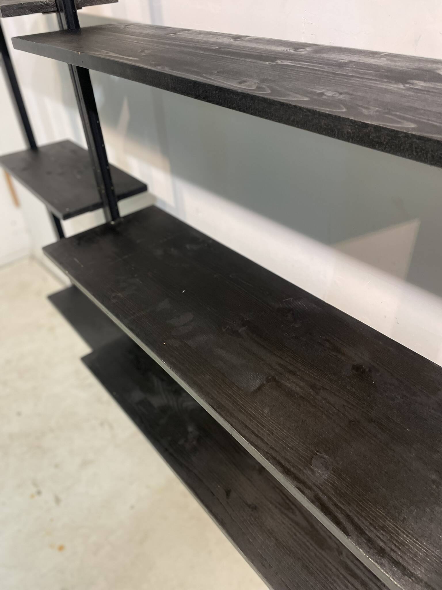 Wall Library or Floor/Ceiling in black wood