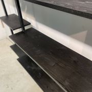 Wall Library or Floor/Ceiling in black wood