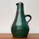 Carafe vase of studio pottery in a minimalist mid-century style by Helma Klett for Kunsttöpferei Klett, 1960s.