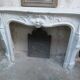 19th century Carrara marble fireplace