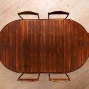 Torbjørn Afdal Darby Dining Set with Six Chairs & Extendable Table, 1960s