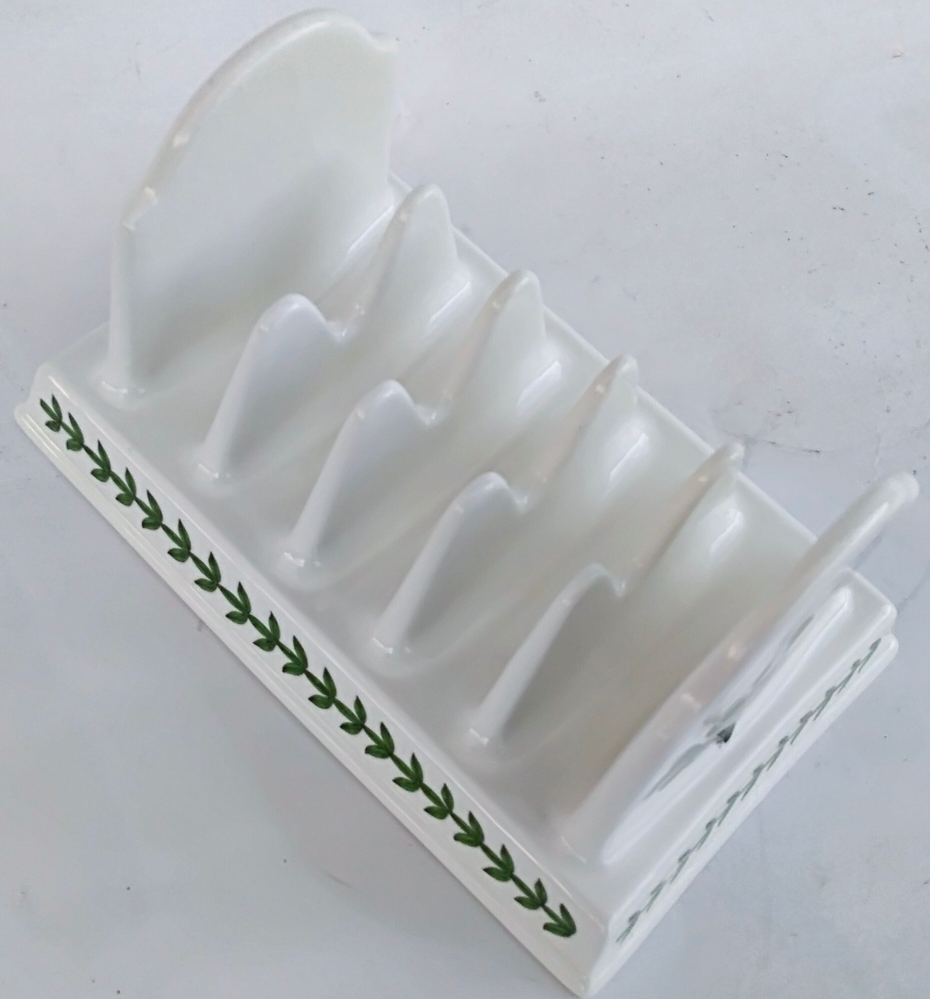 Toast holder earthenware portmeirion made in england décor botanic garden
