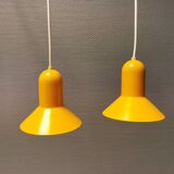 Two confetti lamps