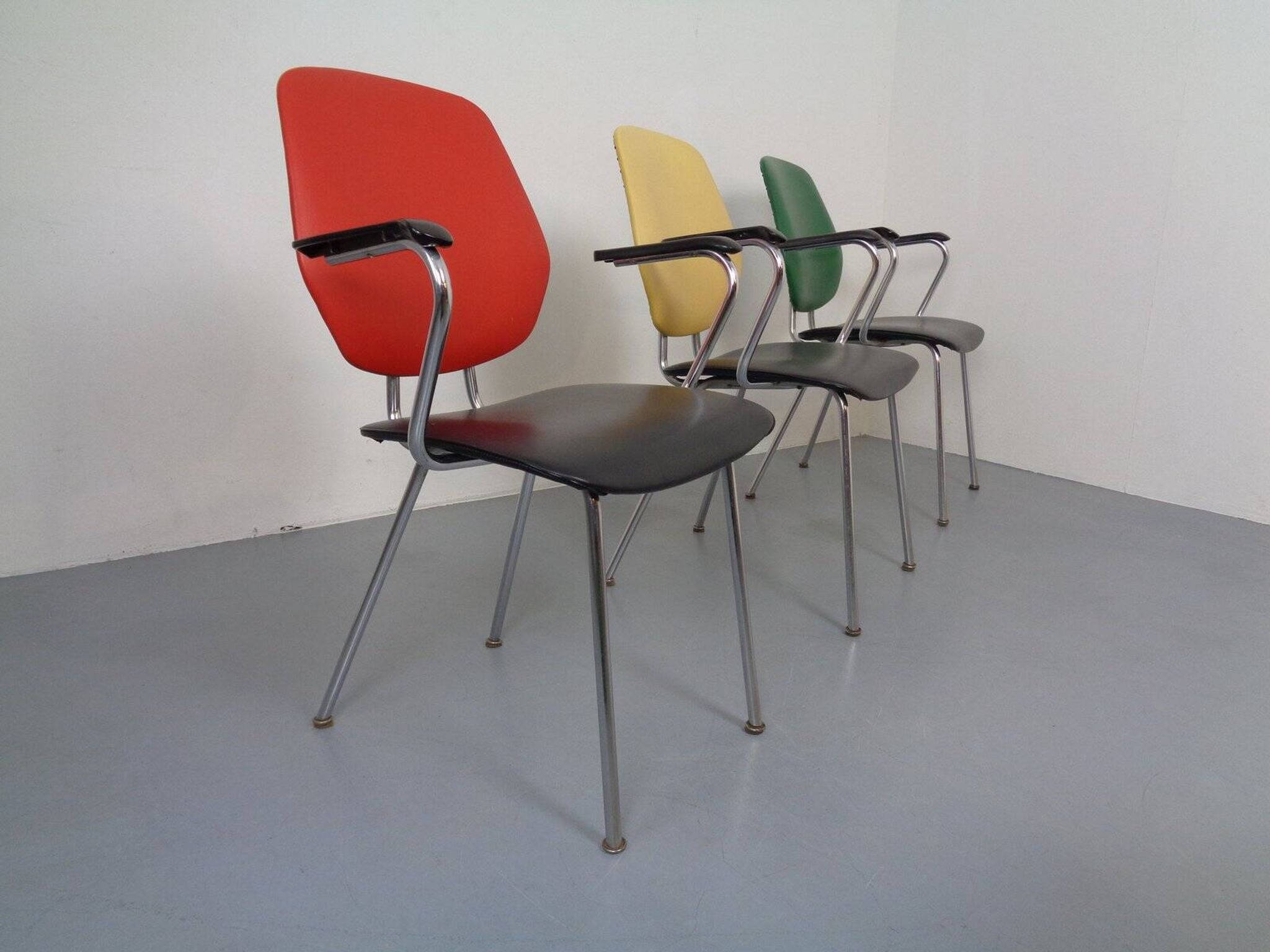 Mid-Century Armchairs from Drabert, 1960s, Set of 3