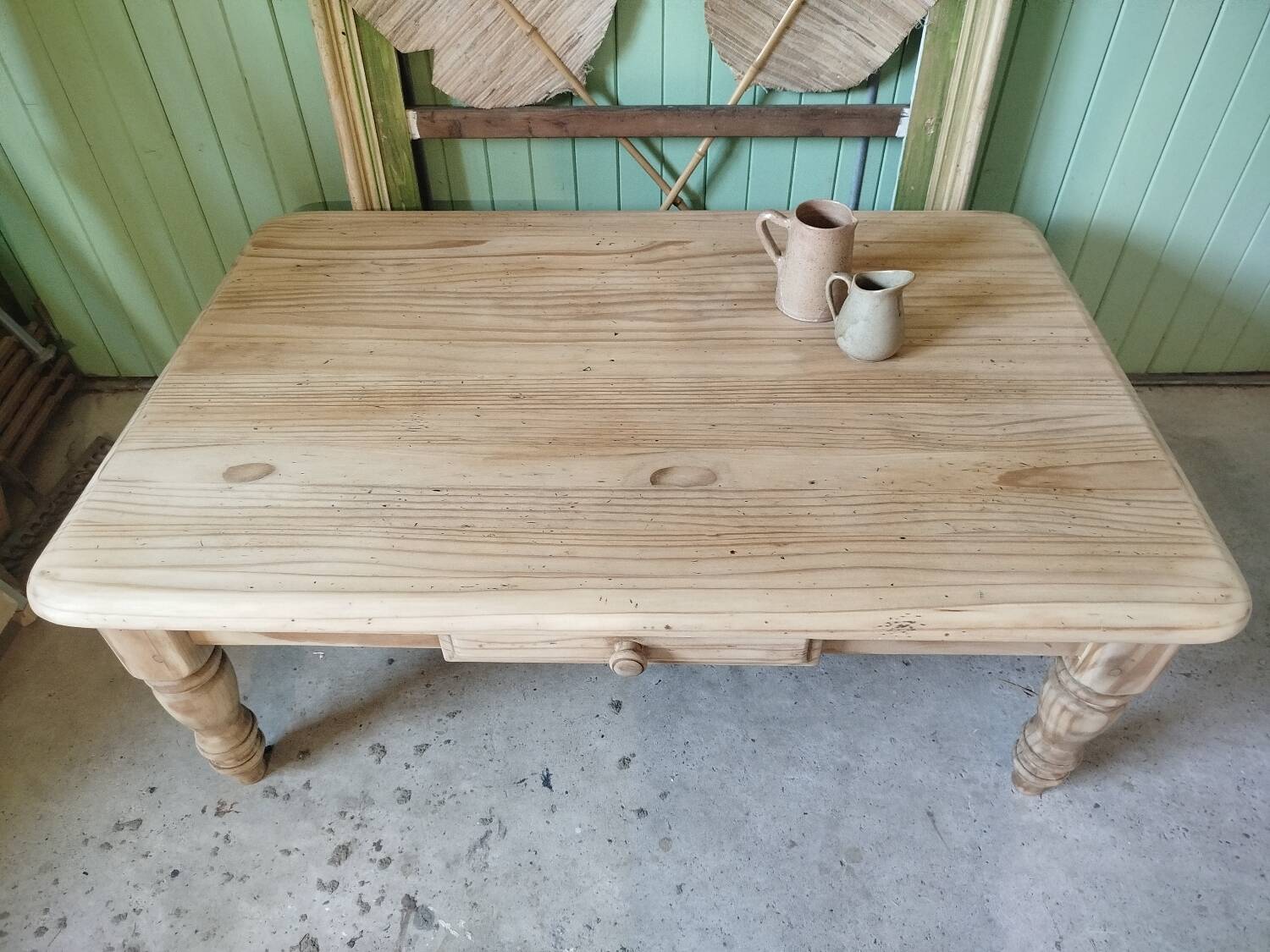 Solid pine coffee table
