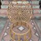 Loveuse/fauteuil en rotin vers 1950