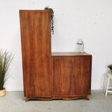 Vintage asymmetrical wardrobe