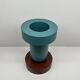 Vase Mirto Ettore Sottsass for Marutomi Japan 1997 Lacquered Blue Plastic