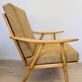 Fully restored boomerang lounge armchair by ton from czechoslovakia 1960’s