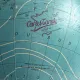 Vintage terrestrial globe 1977