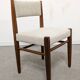 Set of 4 Scandinavian teak chairs, Denmark circa 1960.