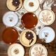 Assiettes plates anciennes dépareillées