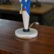 Empire soldier lamp by Suzanne Bonnichon for Jacques Adnet 1960’s