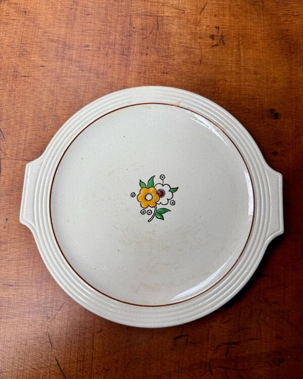 Service à dessert terre de fer Longwy