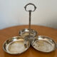 Metal servant, silver, antique