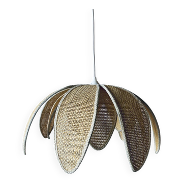 Lotus flower pendant light