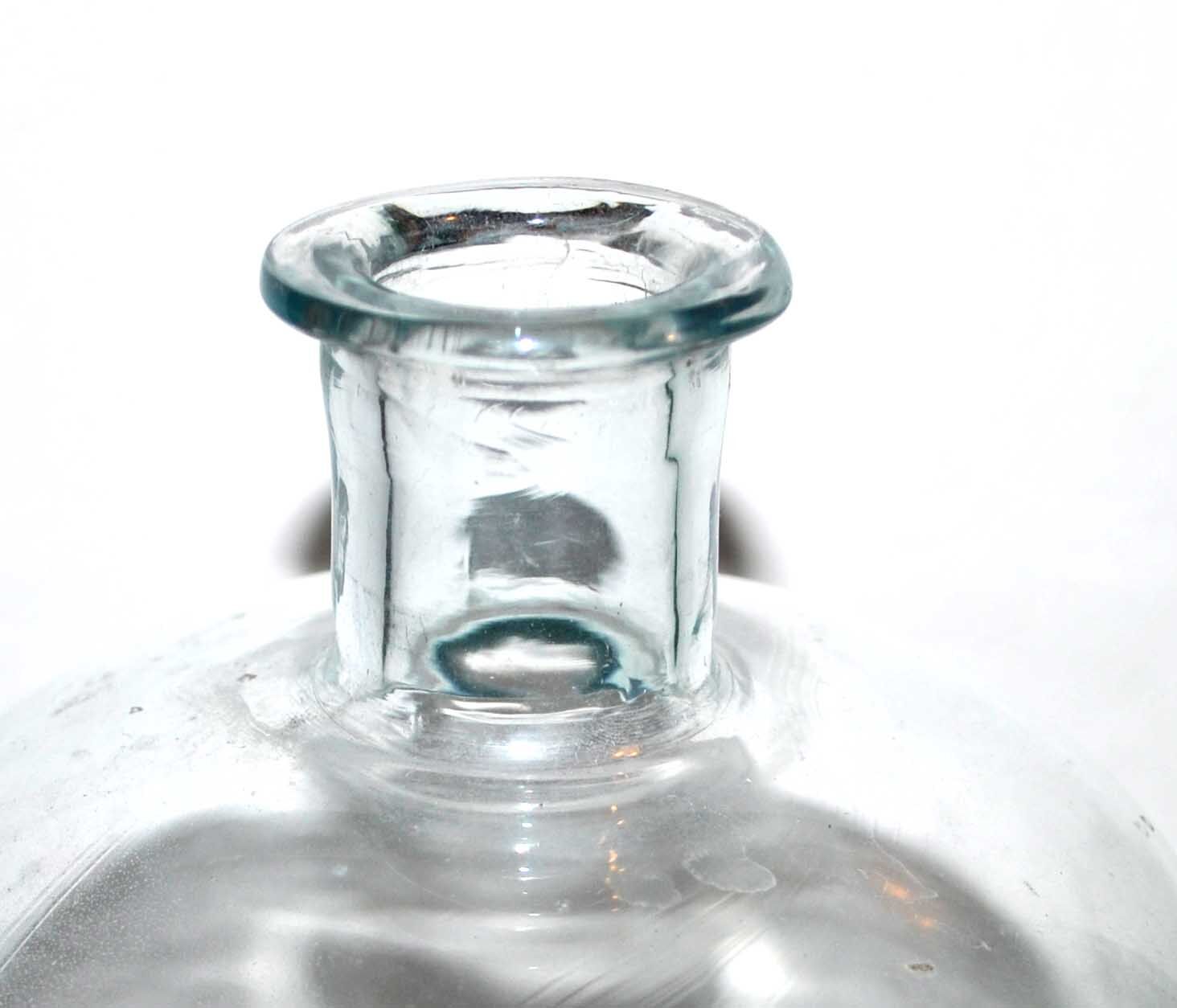 Apothecary bottle - old blue-blown glass bottle Pharmacy