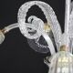 Amazing Art Decò Murano Glass Chandelier 5 Light, 1950