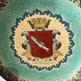 Longwy enamel plate