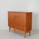 Scandinavian teak highboard