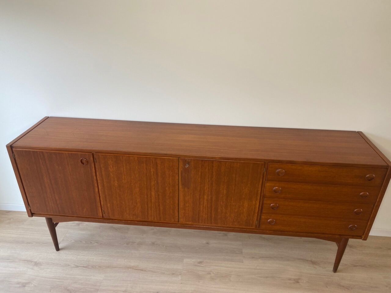 Scandinavian teak row