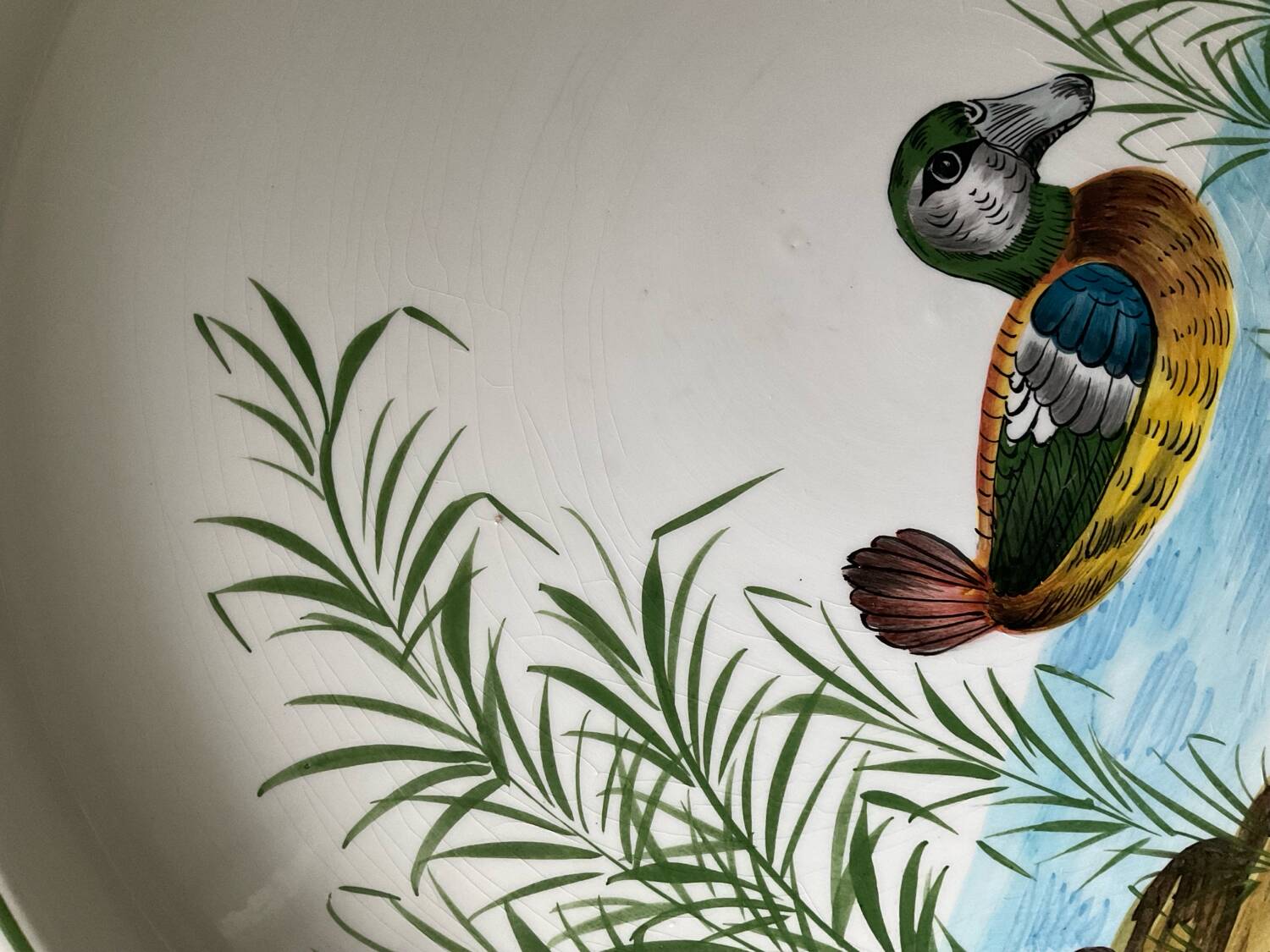 Vintage ceramic plateau from Italy.