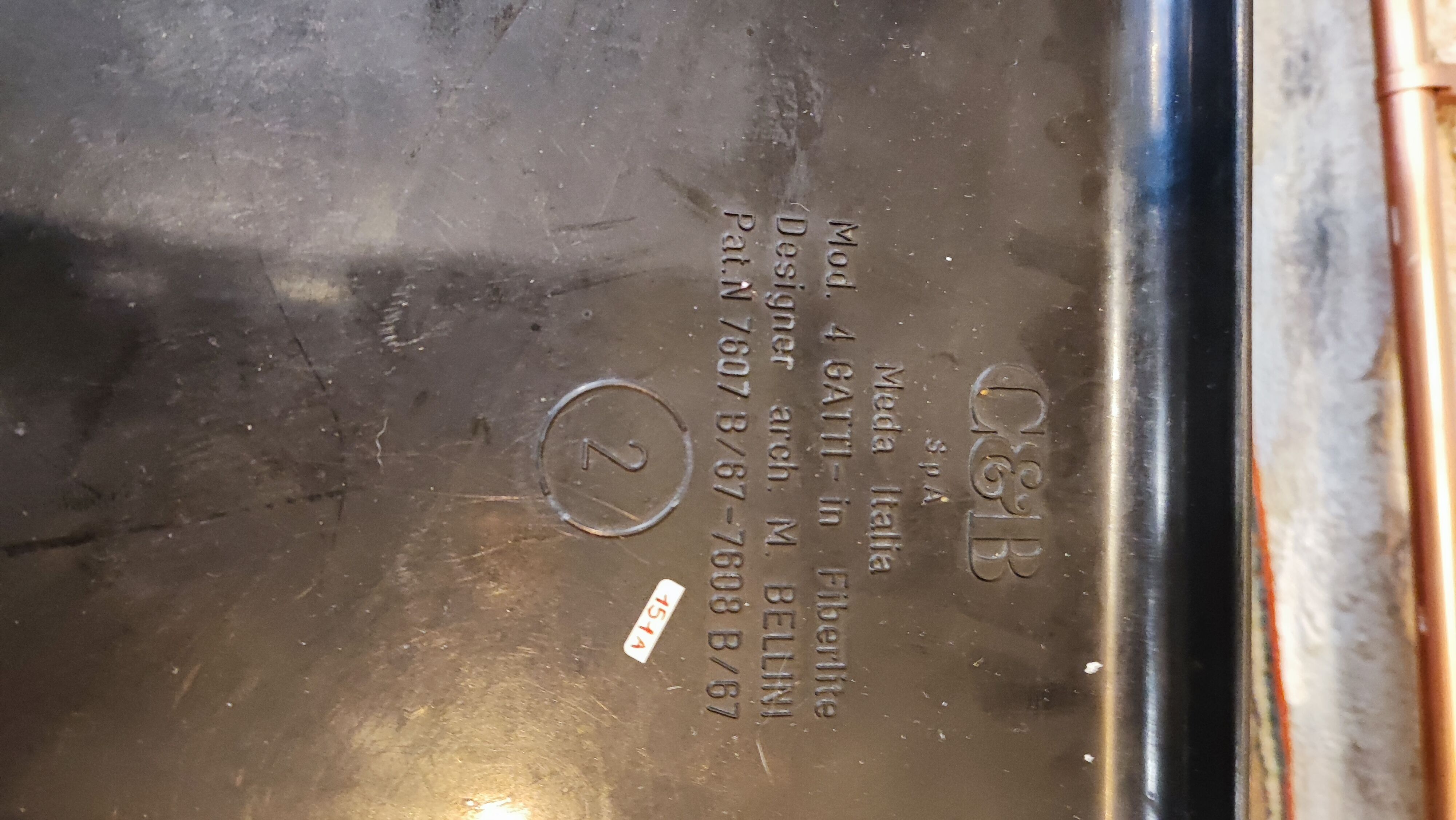 Set of 2 coffee tables "4 Gatti" by Mario Bellini for B&B Italia, 1960s