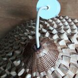 Conical shaped rattan suspension