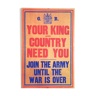 Poster your king and country need you