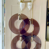 Set of suspensions circles Plexiglas habitat 1990