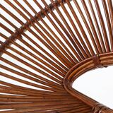 Pair of rattan Lounge Armchairs, 1960s