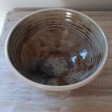 Handcrafted glazed stoneware dish