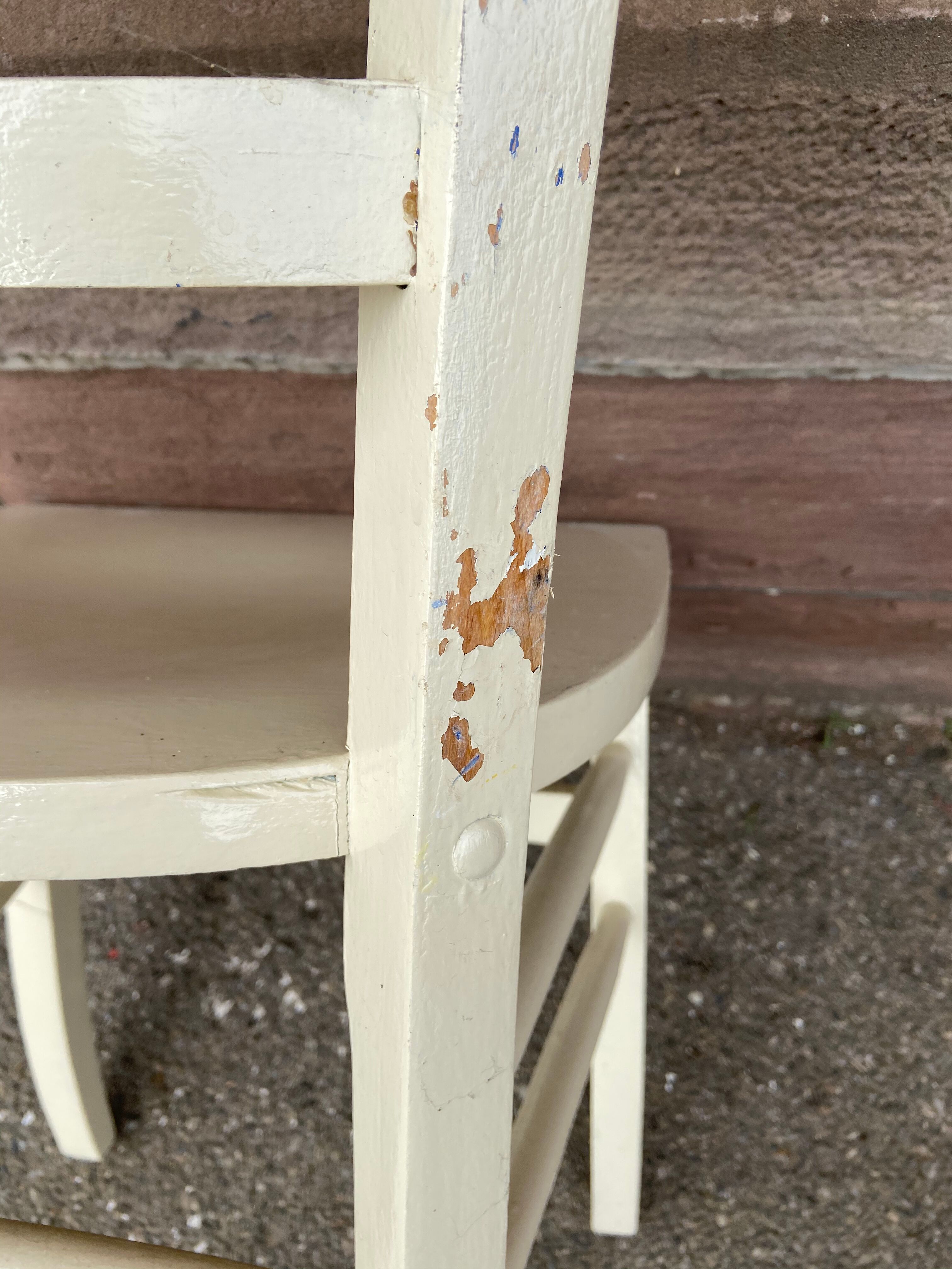 Brasserie No bentwood chair shabby chic bistro chair
