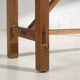 Antique Japanese work table in solid wood – wabi sabi console – Taishō–Showa period (c. 1910–1950)
