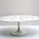 Table basse tulipe ovale par Eero Saarinen pour Knoll, années 1960