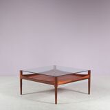 Elegant 1950s wooden coffee table from Denmark
