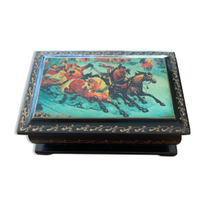 Boîte laquée Russe Fedoskino